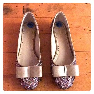 Adrienne Vittadini Multicolor Glitter Flats
